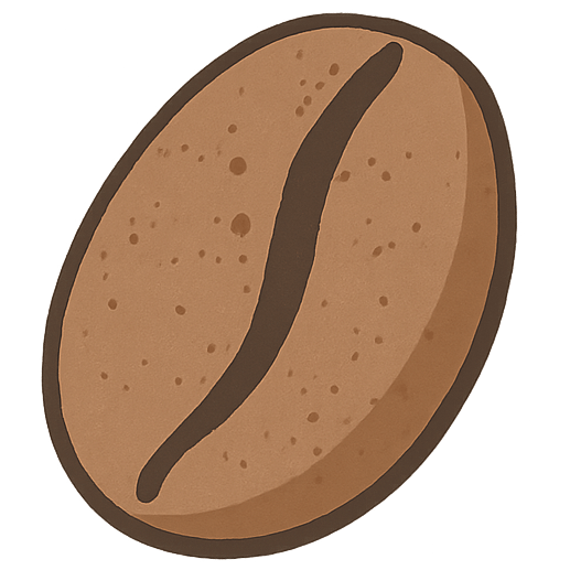 Coffee bean illustration
